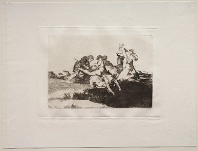 De verschrikkingen van de oorlog: Liefdadigheid, 1810 door Francisco de Goya