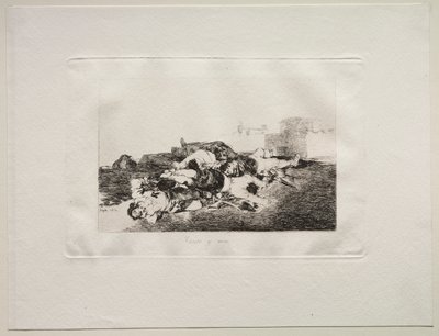 De verschrikkingen van de oorlog: Nog erger door Francisco de Goya