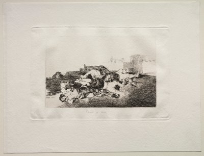 De verschrikkingen van de oorlog: Nog erger door Francisco de Goya