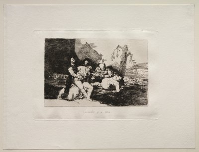 De Verschikkingen van de Oorlog: Maak ze beter en naar de volgende door Francisco de Goya