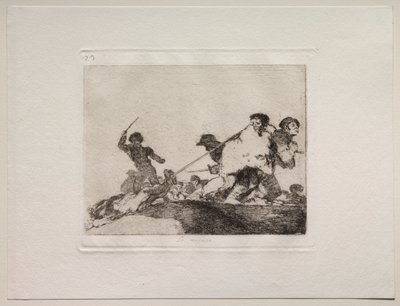 De verschrikkingen van de oorlog: Hij verdiende het door Francisco de Goya