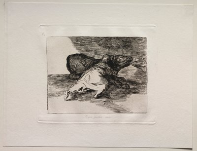 De verschrikkingen van de oorlog: Hij haalt er iets uit door Francisco de Goya
