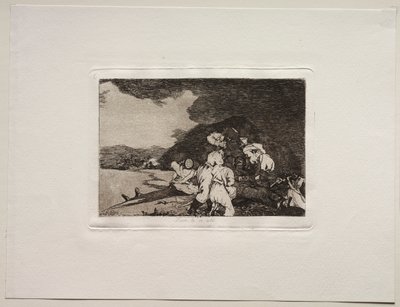 De verschrikkingen van de oorlog: Het dient je goed door Francisco de Goya
