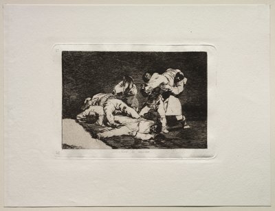 De verschrikkingen van de oorlog: Het zal hetzelfde zijn door Francisco de Goya