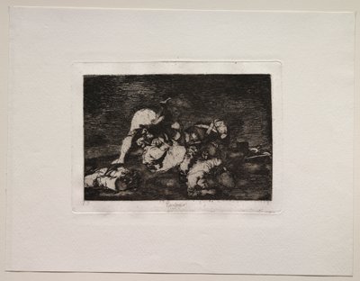 De verschrikkingen van de oorlog: Noch (deze) ook niet door Francisco de Goya