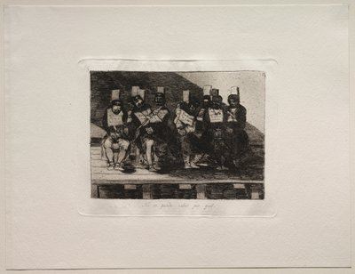De Verschikkingen van de Oorlog: Men Kan Niet Zeggen Waarom door Francisco de Goya