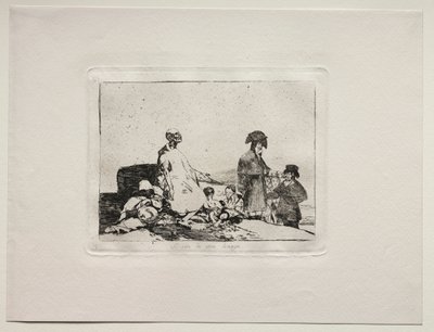 De verschrikkingen van de oorlog: Misschien zijn ze van een ander ras door Francisco de Goya