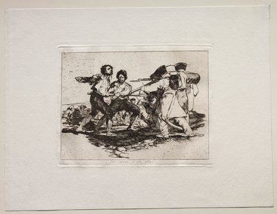 De verschrikkingen van de oorlog: Terecht of onterecht door Francisco de Goya