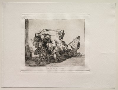 De Verschikkingen van de Oorlog: Dit Is Niet Minder Zo door Francisco de Goya