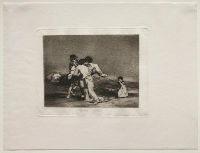 De verschrikkingen van de oorlog: Ongelukkige moeder door Francisco de Goya