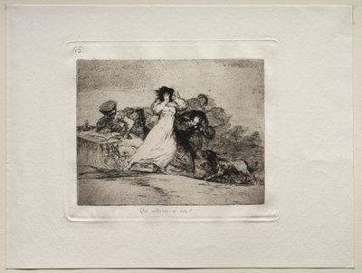 De verschrikkingen van de oorlog: Wat is dit rumoer? door Francisco de Goya