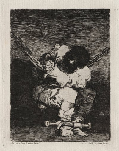 De kleine gevangene door Francisco de Goya