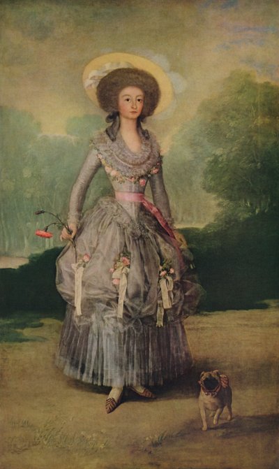 De Marquesa de Pontejos (c1786) door Francisco de Goya