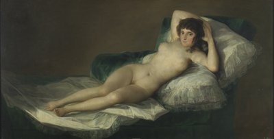 De Naakte Maja, ca. 1797-1800 door Francisco de Goya