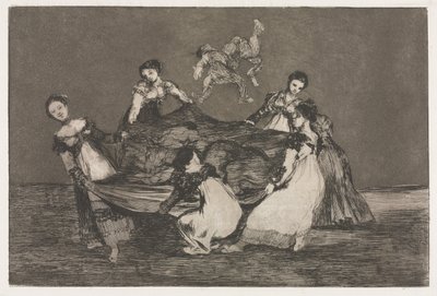 De Spreekwoorden door Francisco de Goya