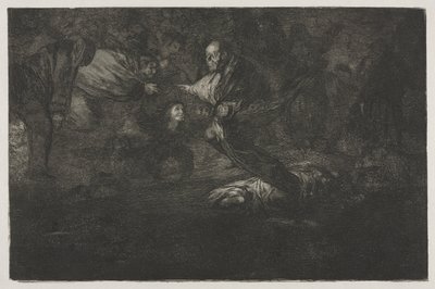 De spreekwoorden: God creëert ze en ze komen samen door Francisco de Goya