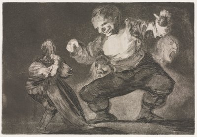 De Spreekwoorden: Simpel, 1864 door Francisco de Goya