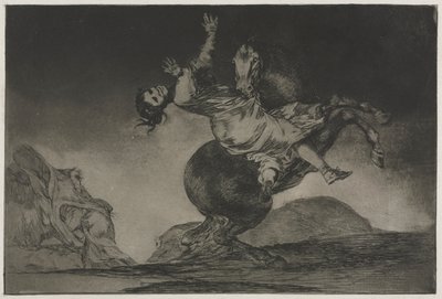 De Spreekwoorden: De Paardenontvoerder door Francisco de Goya