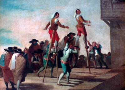 De Stelten door Francisco de Goya