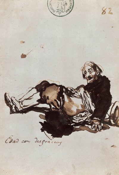 De leeftijd van ongeluk door Francisco de Goya