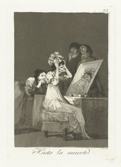 Tot aan de dood door Francisco de Goya