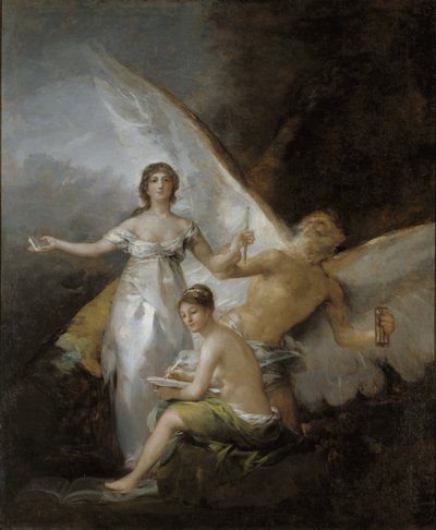 Waarheid, Tijd en Geschiedenis, 1804-08 door Francisco de Goya