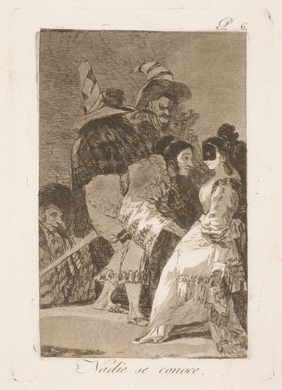 Wij kennen elkaar niet door Francisco de Goya