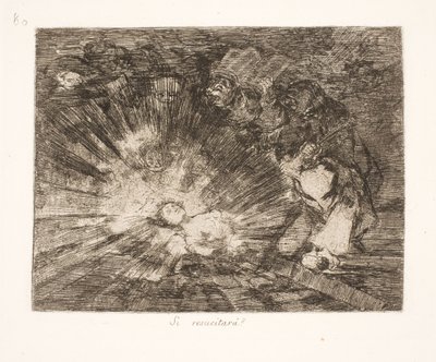 Zal het herrijzen? (80) door Francisco de Goya