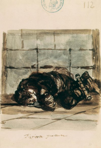 Word wakker, onschuldige door Francisco de Goya