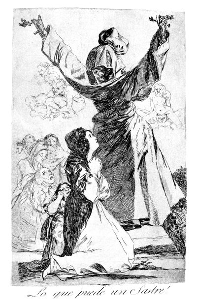 Wat een kleermaker kan doen! door Francisco de Goya