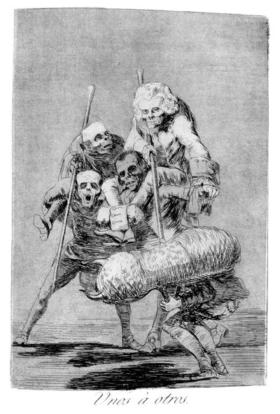 Wat men een ander aandoet, 1799 door Francisco de Goya