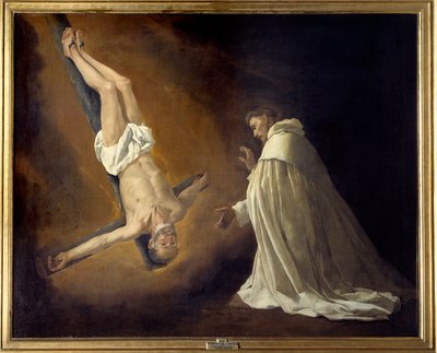 Verschijning van Sint Petrus aan Sint Petrus Nolasque (1189-1256) door Francisco de Zurbaran