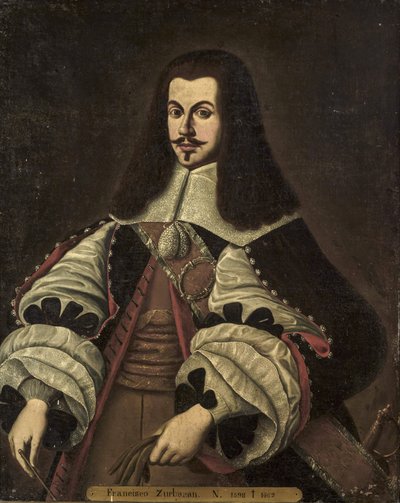 Portret van Francisco de Zurbaran (1598-1664) door Francisco de Zurbaran