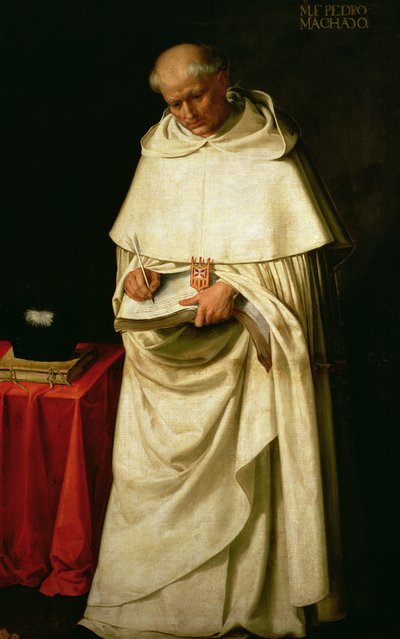 Broeder Pedro Machado (overleden 1604) door Francisco de Zurbaran