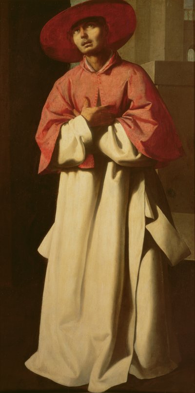 Portret van Beato Nicolas Albergati door Francisco de Zurbaran