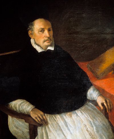 Portret van Diego Deza (1443-1523), Spaanse Dominicaanse monnik en Inquisiteur door Francisco de Zurbaran