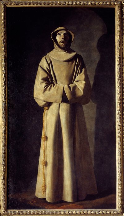Portret van Sint Franciscus van Assisi: De heilige in extase door Francisco de Zurbaran