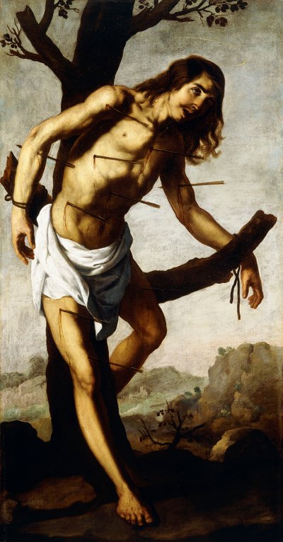 Sint Sebastiaan, ca. 1640-50 door Francisco de Zurbaran