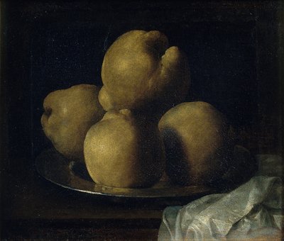 Stilleven met kweeperen door Francisco de Zurbaran