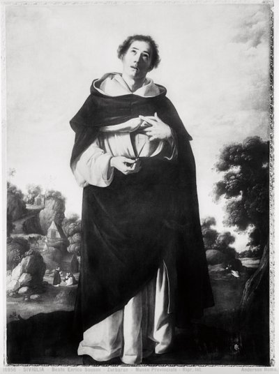 De Zalige Hendrik Suso, c.1636-38 door Francisco de Zurbaran