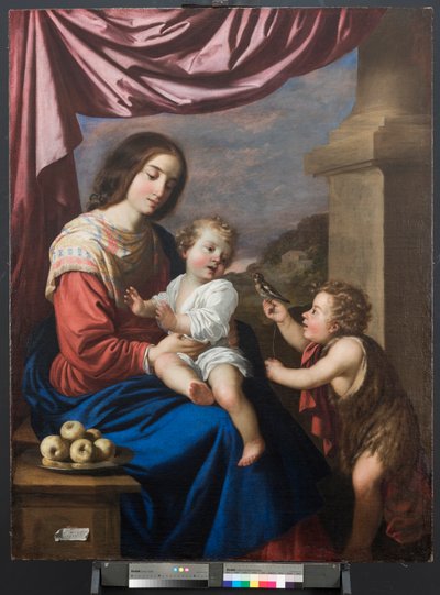 Maagd en Kind met Sint Jan door Francisco de Zurbaran