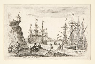 Ingang naar een hoek van Calais door Franciscus van der Steen