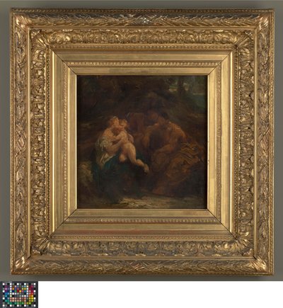 De Heilige Familie door Francisque Millet