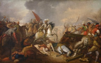 De Slag bij Chocim door Franciszek Smuglewicz