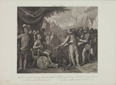 Wichmann II de Jongere geeft zich over aan Mieszko I van Polen door Franciszek Smuglewicz
