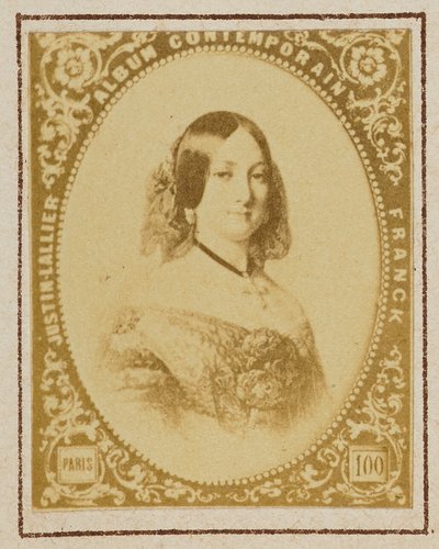 Infanta María Luisa Fernanda van Spanje, hertogin van Montpensier door Franck (François Marie Louis Alexandre Gobinet de Villecholles)