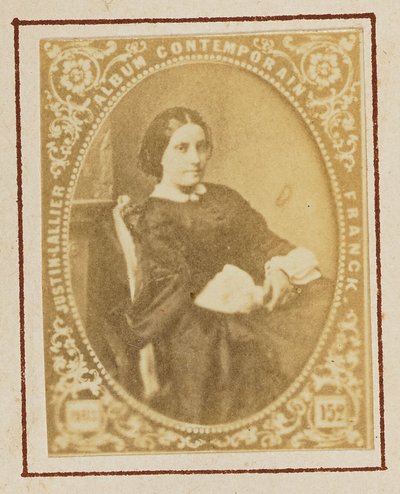 Marie Caroline Miolan-Carvalho door Franck (François Marie Louis Alexandre Gobinet de Villecholles)
