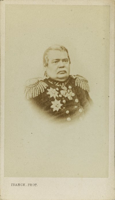Portret van Graaf Nikolay Muravyov-Amursky 1809-1881, ca. 1865 door Franck