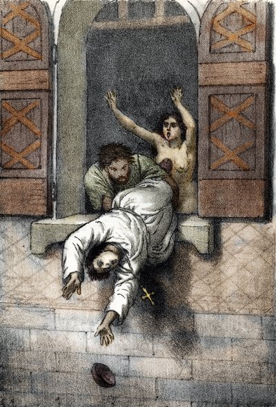 Middeleeuwen: de dood van paus Johannes XII door Franco Mistrali