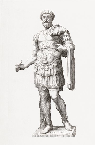 Romeinse Keizer Marcus Aurelius (portret) door Francois Perrier